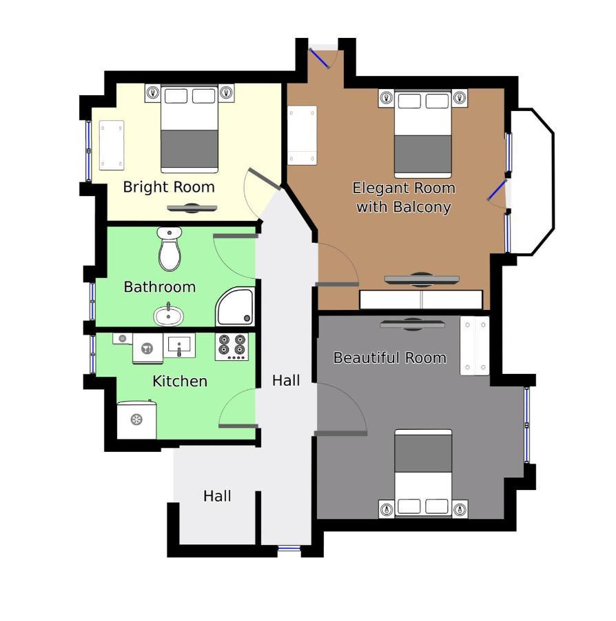 aday - Villa Firenze - 2 Bedrooms Bright Apartment Aalborg Esterno foto